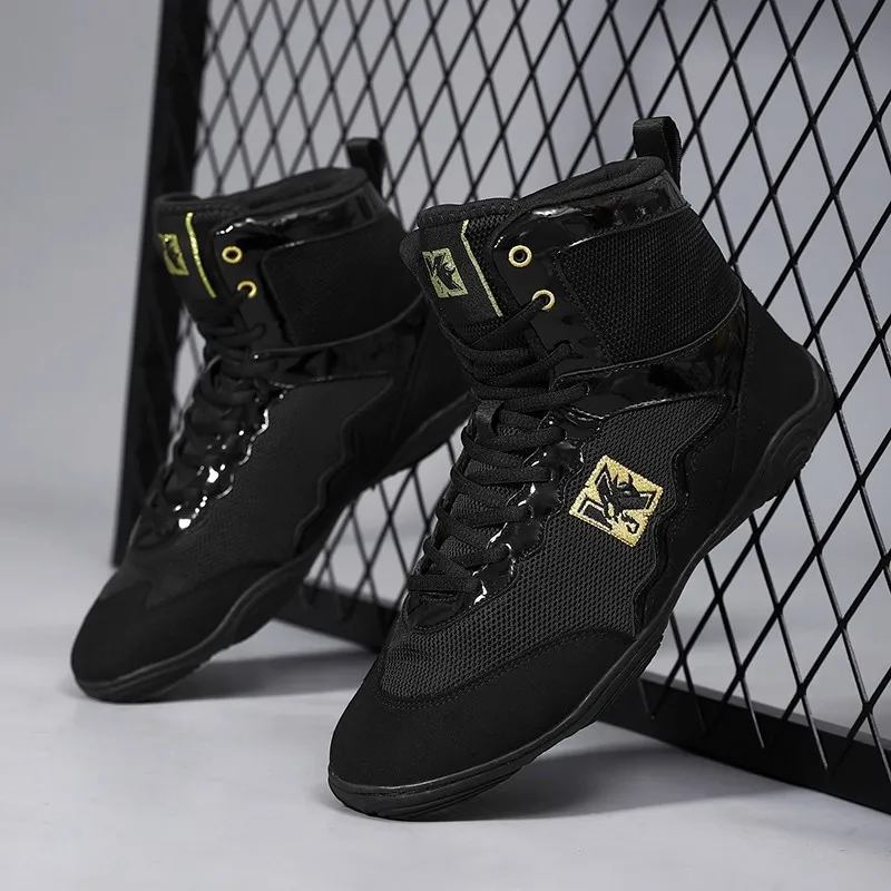 Популярные мужские и женские профессиональные дышащие кроссовки для борьбы, удобные боксерские ботинки, кроссовки, борцовская обувь