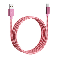 USB Type C Cable Date Sync 2.4A Fast 1M 2M 3M Charging Nylon Braided Wire Charger Cable For Samsung Huawei Android Mobile Phone