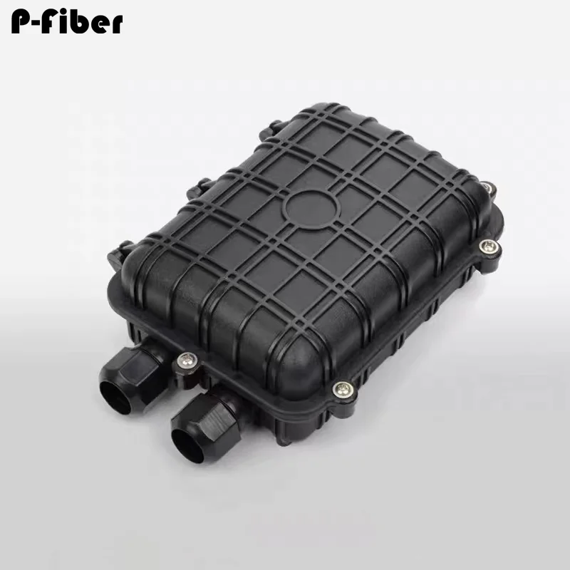 Optical fiber joint box 12 cores 1 in 1 out 24/36/48 cores outdoor waterproof splicing enclosure square Mini fusion box