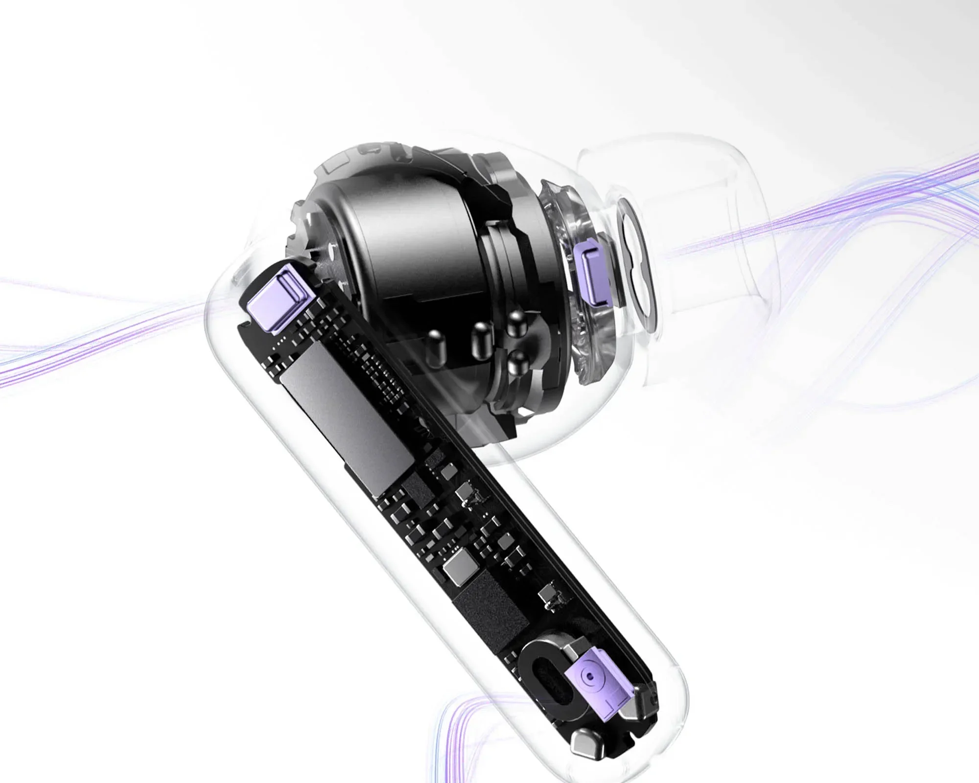 سماعات هواوي Freebuds 6i اللاسلكية بلوتوث، عمر البطارية 8 ساعات، إلغاء الضوضاء النشط EQ الديناميكي، الشفافية