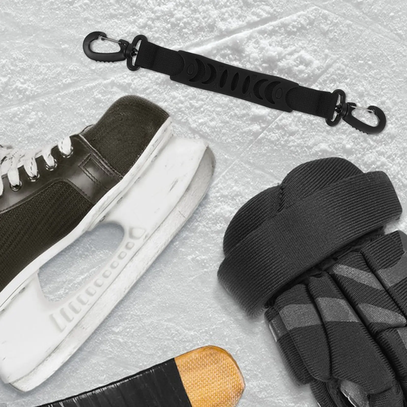 

Ремень для переноски коньков, 6 шт., регулируемый наплечный ремень для обуви для катания на коньках, прочная пряжка, универсальный размер, для сноуборда и лыж