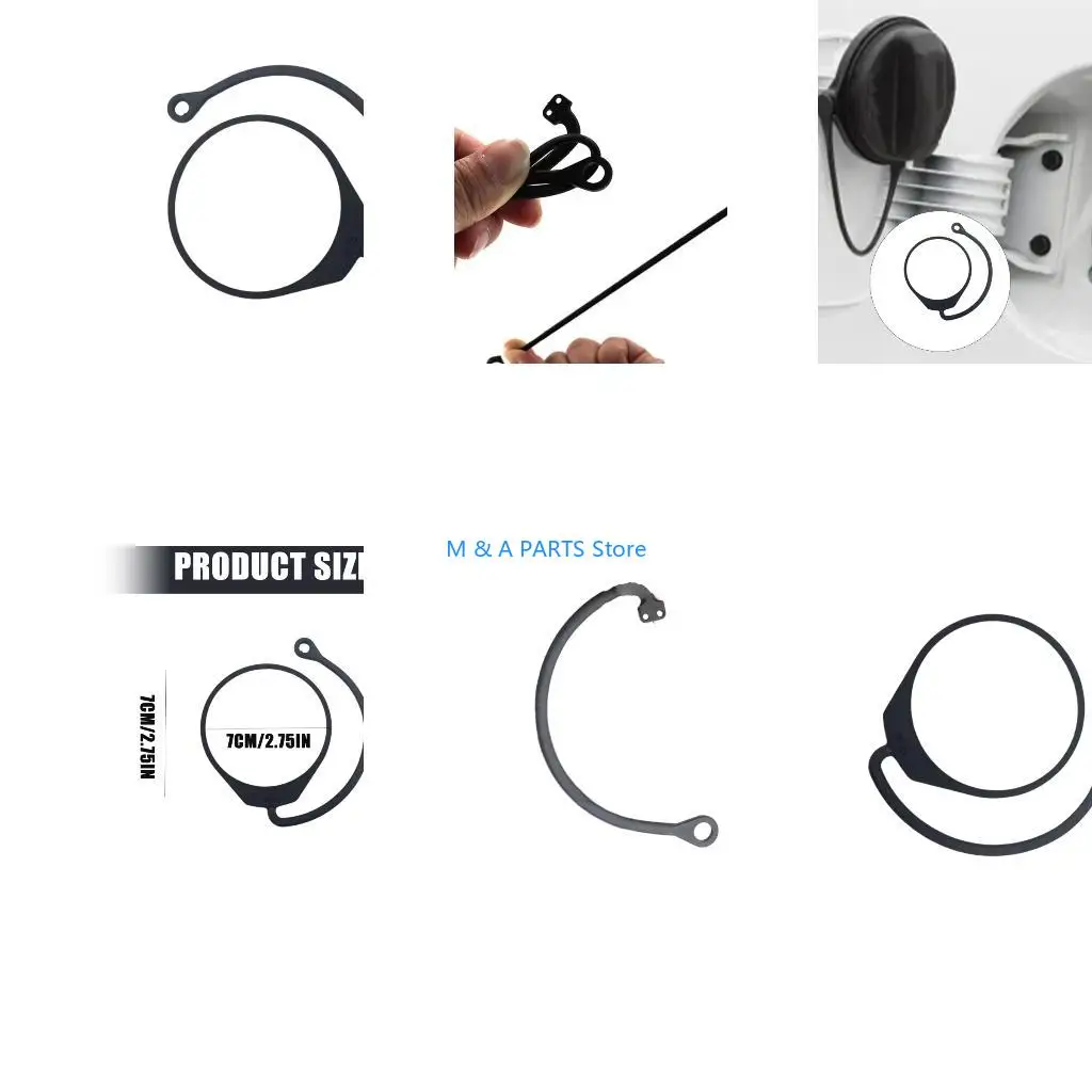 U1JF Automotive Cap Security Tether System Universal Vehicle Fit Prevents Accidental Loss Reinforced Nylon Construction