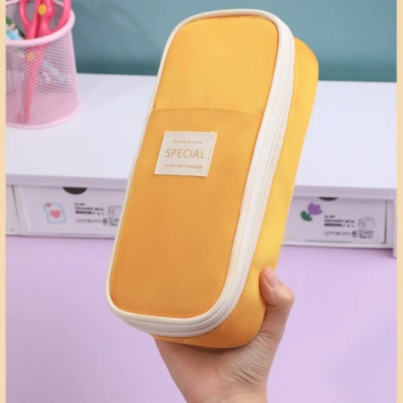 Kawaii Pencil Cases Large Capacity Pencil Bag Pouch Holder Box for Girls Office Student Stationery Organizer School Supplies