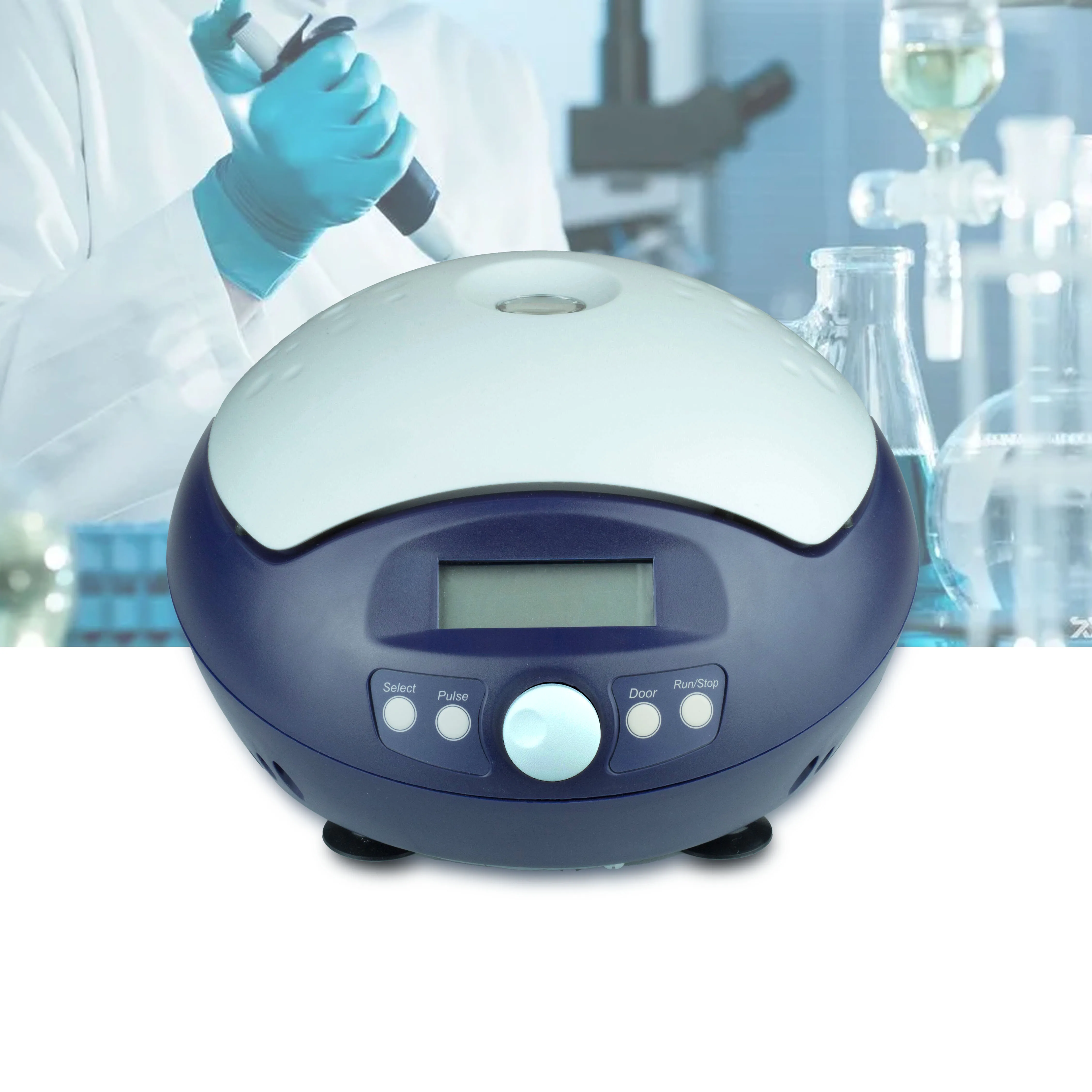 High Speed Mini Laboratory Micro Centrifuge D2012 plus 15000rpm with 12 Tubes Plastic Fixed Angle Rotor for 0.2ml 0.5ml 1.5ml 2m