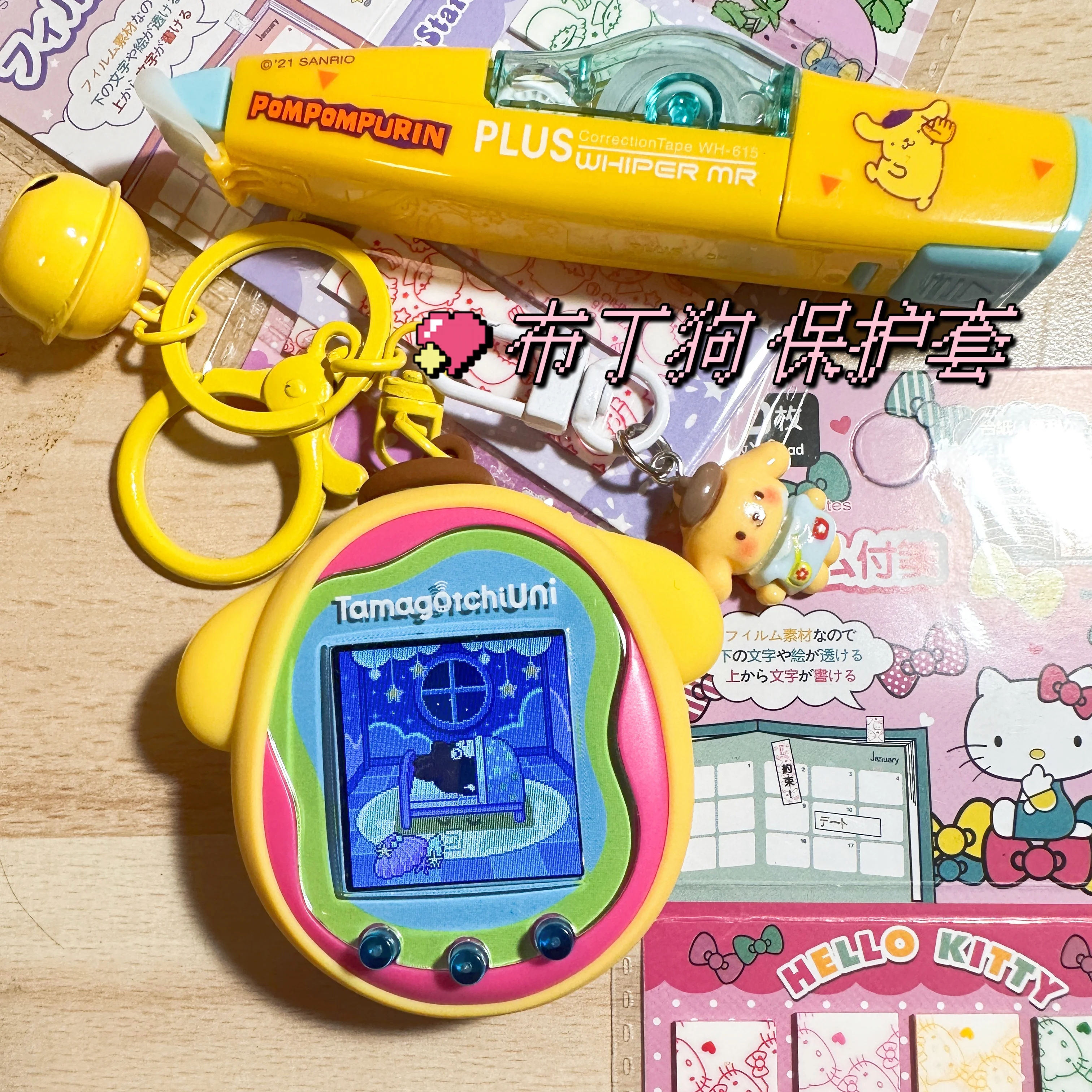 Sanrio Tamagotchi Uni Smart Protective Case Silicone Case Kuromi My Melody Cinnamoroll Decoration Cartoon Pendant Birthday Gifts