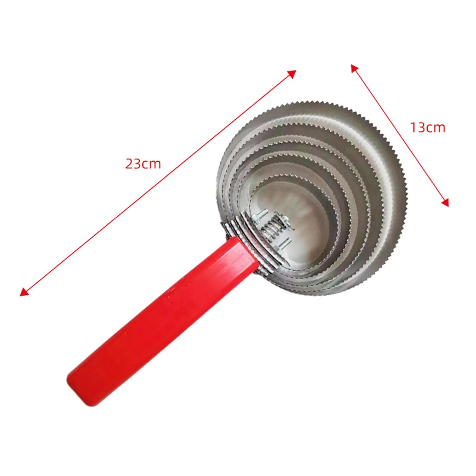 Sikat Curry Comb logam reversibel multifungsi dengan pegangan nyaman