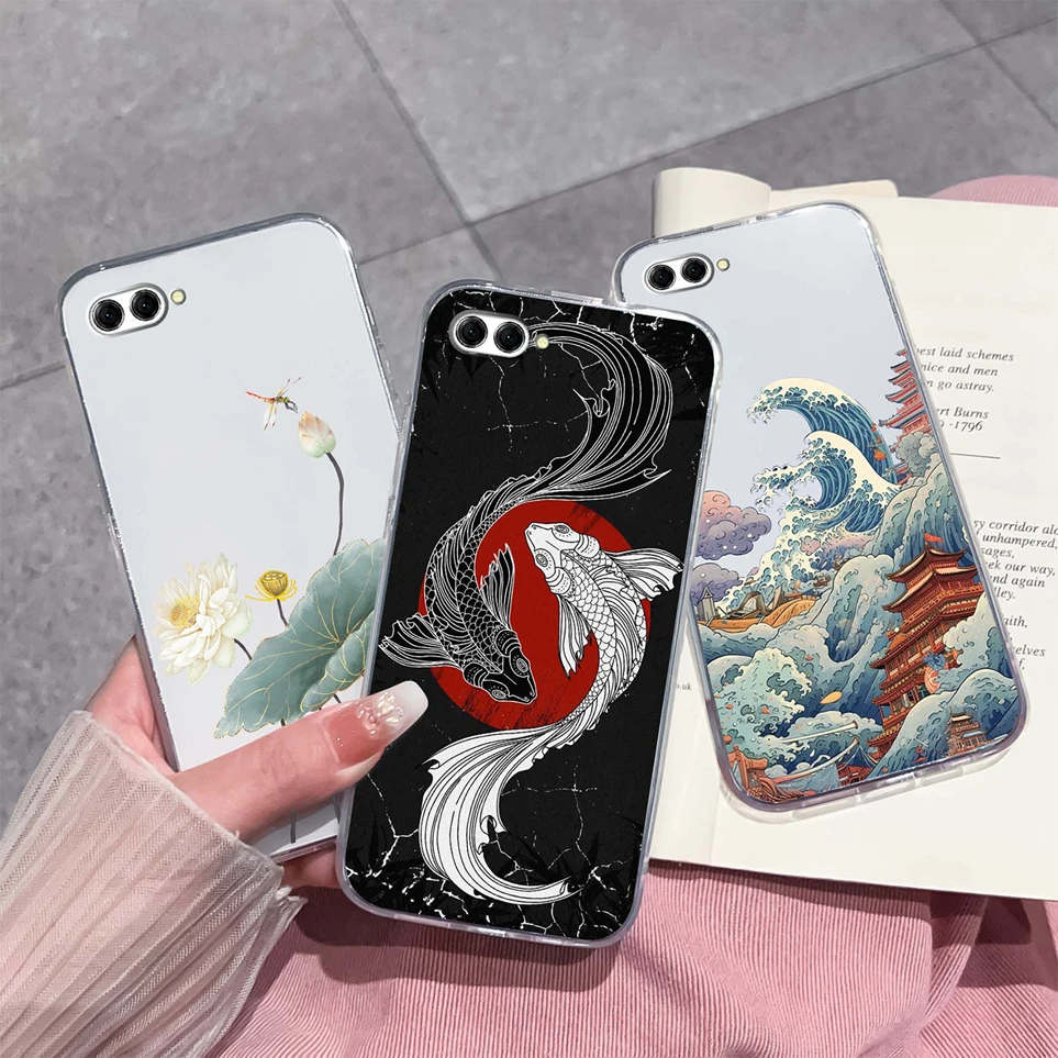 Etui na telefon Huawei Nova 2 2Plus 2s Cute Pink Bow Silicone Soft Clear TPU Shell For Nova2 Plus Coque Nova2s Funda Carcas