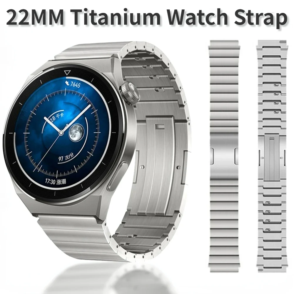 

Quick-release Titanium Strap for Huawei Watch 46mm GT5 4 Pro GT3 GT2 Smart Wristband for Amazfit GTR 47mm/GTR 4/Stratos Bracelet