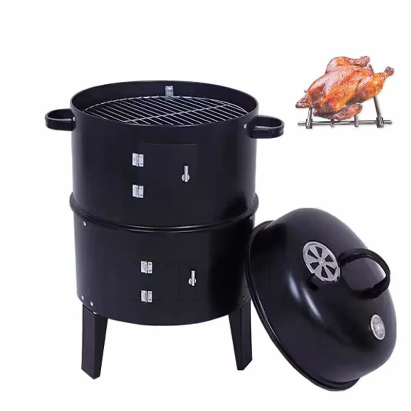 Barbecue commerciale fumatore multifunzione Barbecue all'aperto fornello per Barbecue domestico