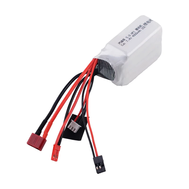 7.4V 4000mAh 20C Lithium Battery Pack Remote Controlled Car Model