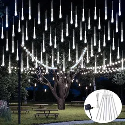 50cm/30cm Solar Led Light Outdoor Meteor Shower Rain Lights Garden Decor Outdoor Street Garland New Year Christmas Decoration