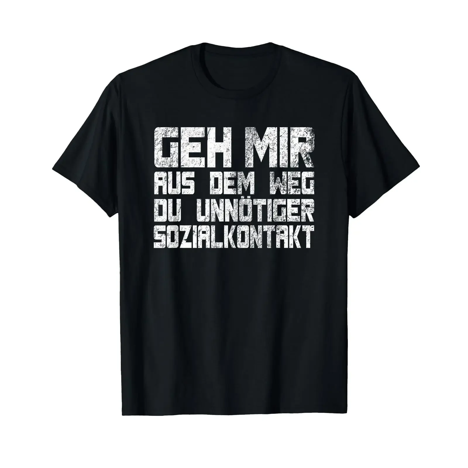 Get out of my way you unnecessary social contact T shirt vintage Washed fashion Stylish Breathable Soft Stretched Comfortable