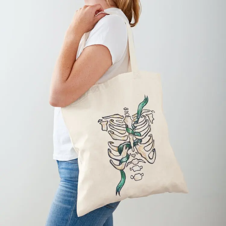 The girl with the green ribbon Tote Bag shopping bag logo Handbags Women's handbag custom tote bag
