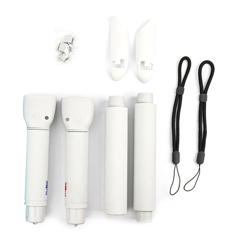 

VR Controller Adapter For Meta Quest 2 Handle Grips Extensions Long Arms For Quest 2 VR Golf Accessories White