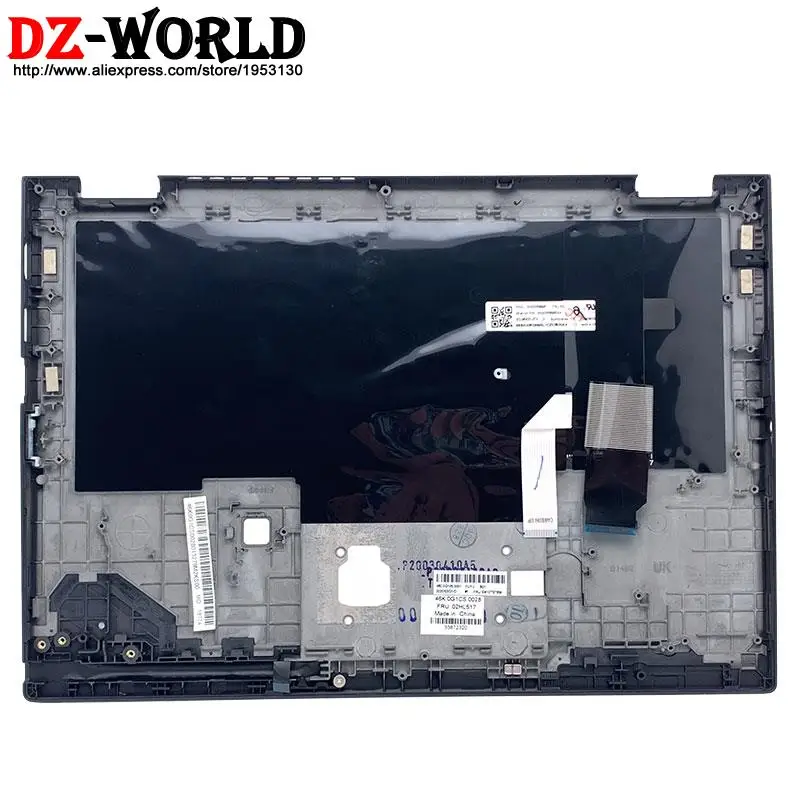 Imagem -04 - Orig Escudo Palmrest Case Superior com fr Francês Teclado Retroiluminado para Lenovo Thinkpad X390 Yoga X13 Gen1 Portátil 02hl517 Novo