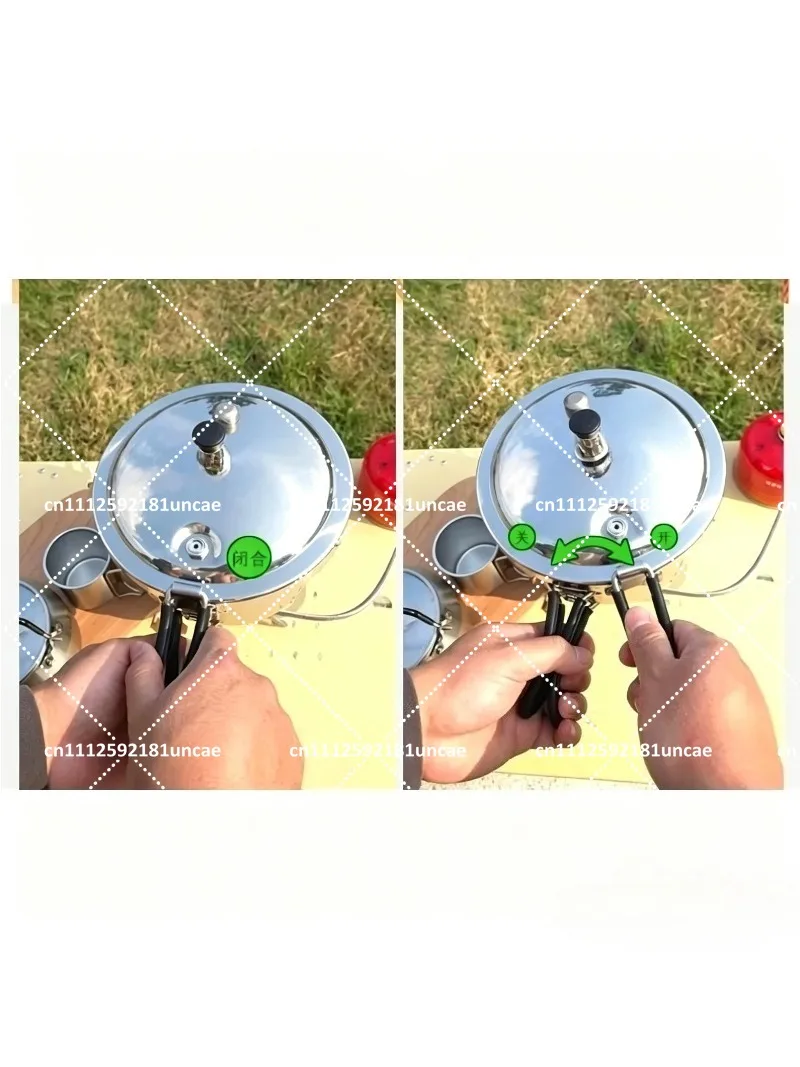 mini-cuiseur-a-pression-en-acier-inoxydable-pour-l'exterieur-compact-avec-doubles-joints-en-caoutchouc-et-poignees-pliables-pour-le-camping