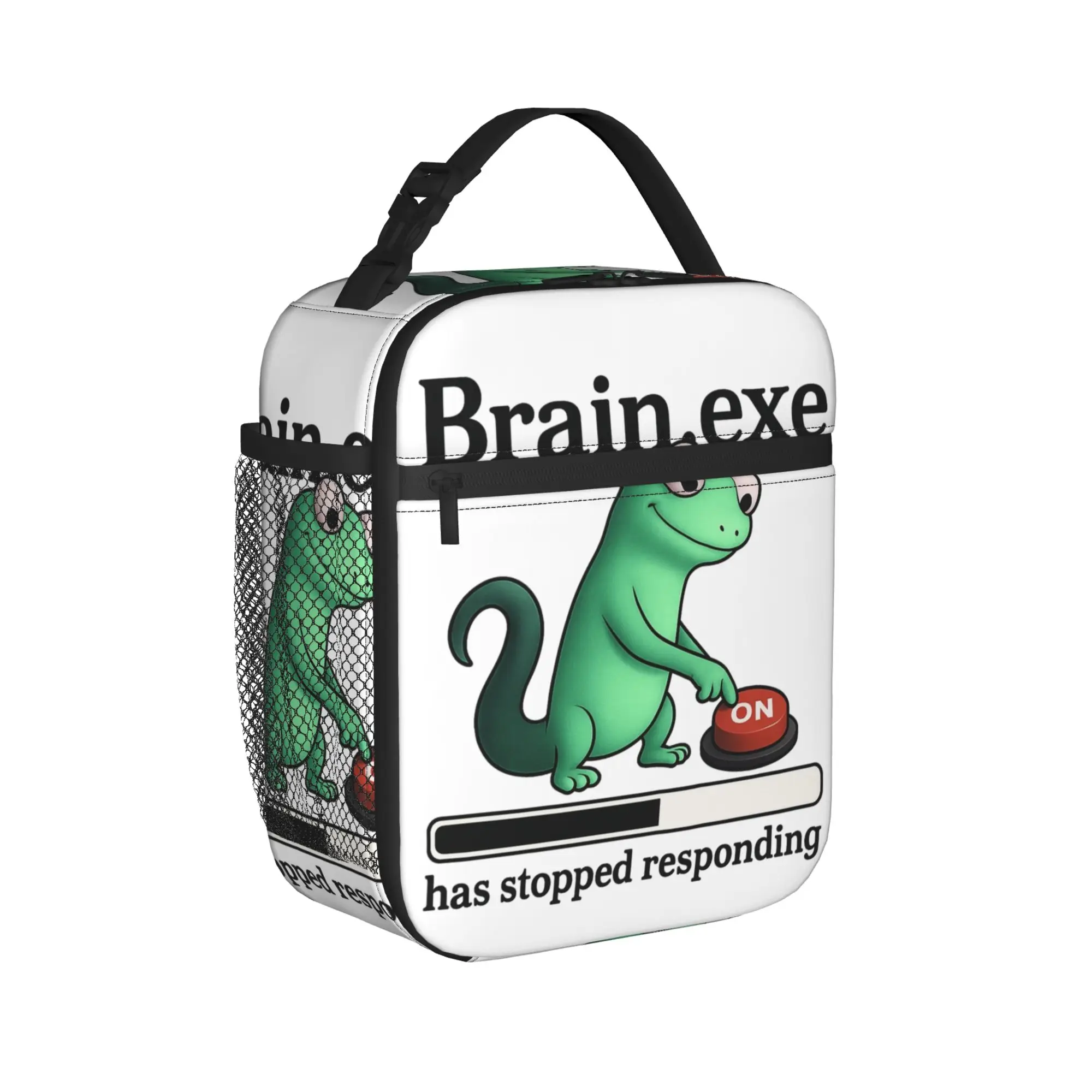 Tom Lizard Lizard Responding Insulated Lunch Bags Thermal Bag Reusable,Meal Container Hoppers High Capacity Tote Lunch Box