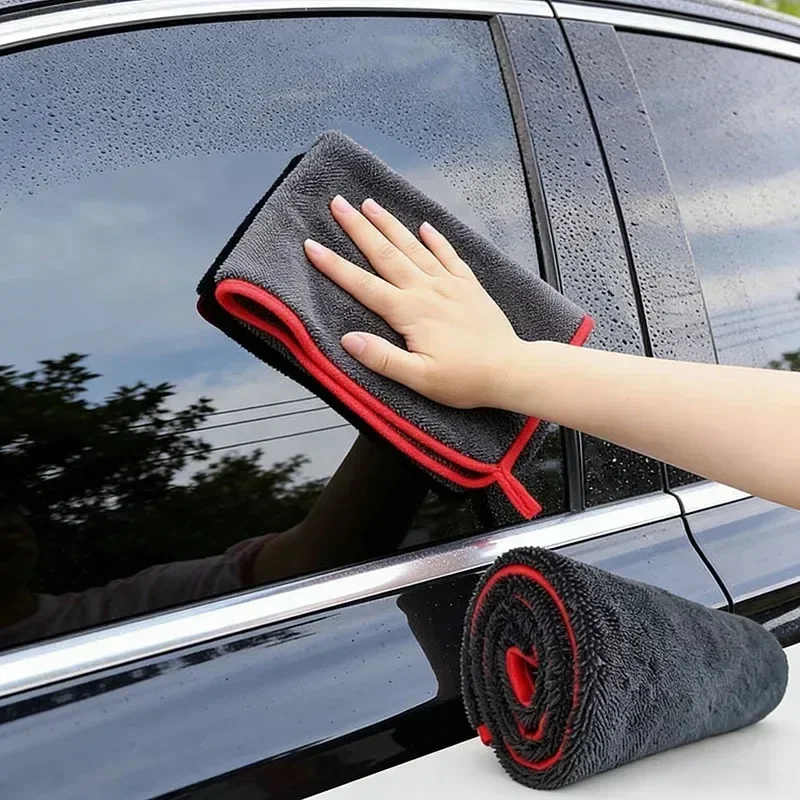 Ultra Absorbent Car Towel Microfiber Drying Towel - Ultra Absorbent Thickened Technology with Twist Ring Design