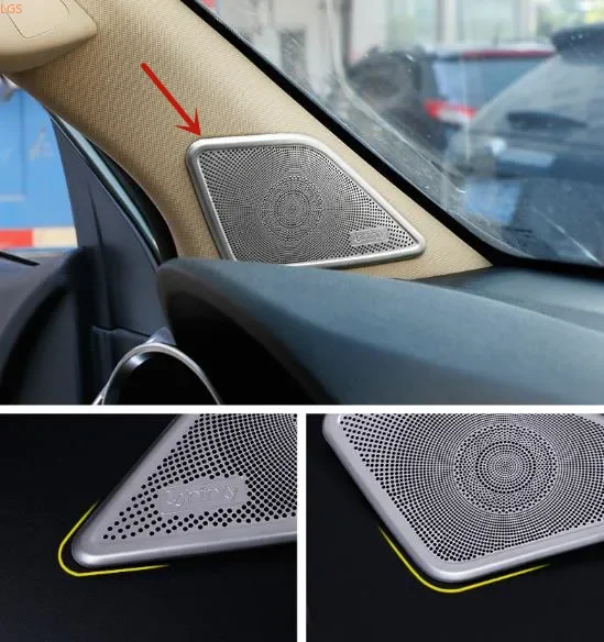 For Haval H9 2015-2019 High-quality stainless steel audio decoration cover Horn cover anti-scratch protection car accessories