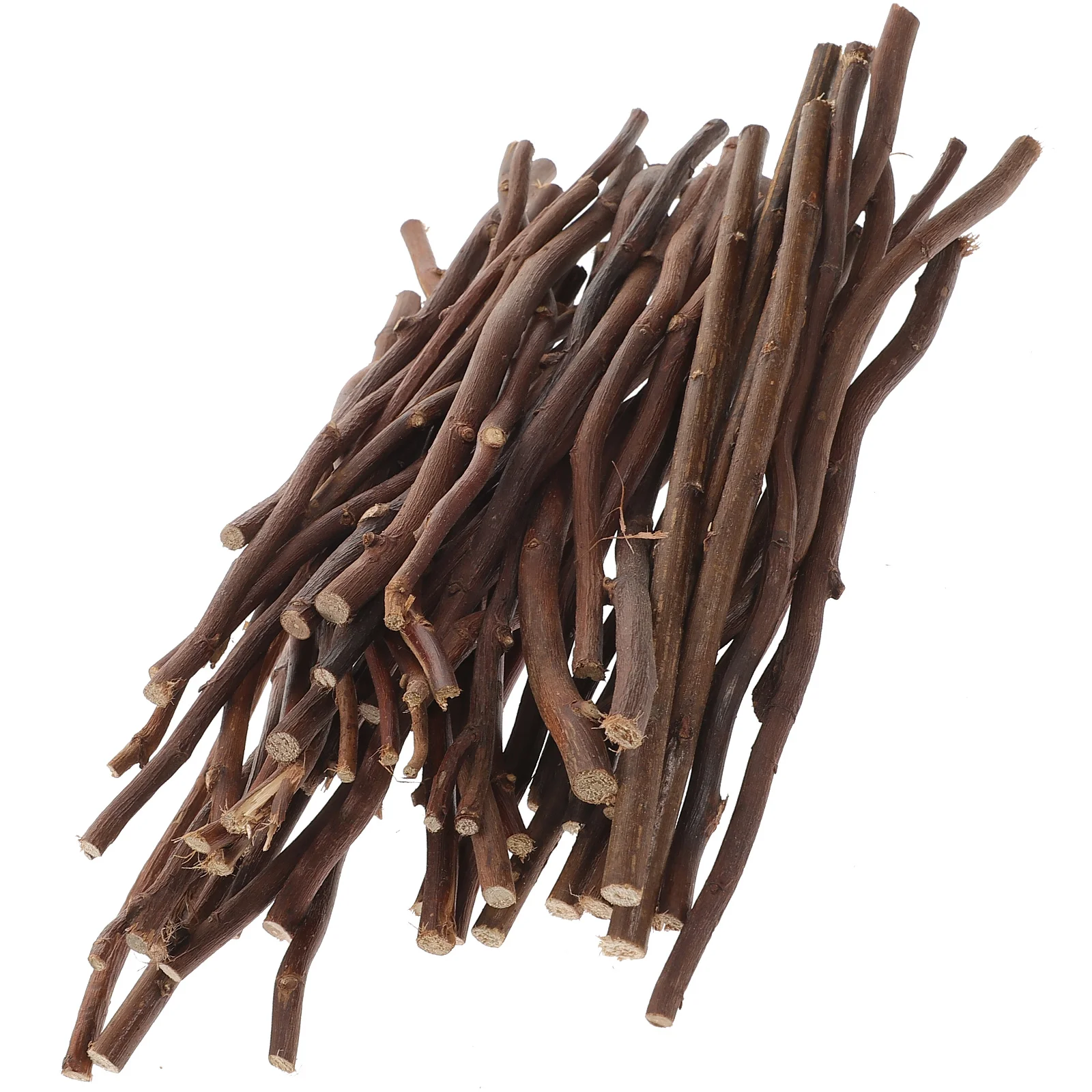 

50 Pcs Branch Material Twigs Sticks DIY Crafts Wood for Garden Canes 4ft Accessory Natural