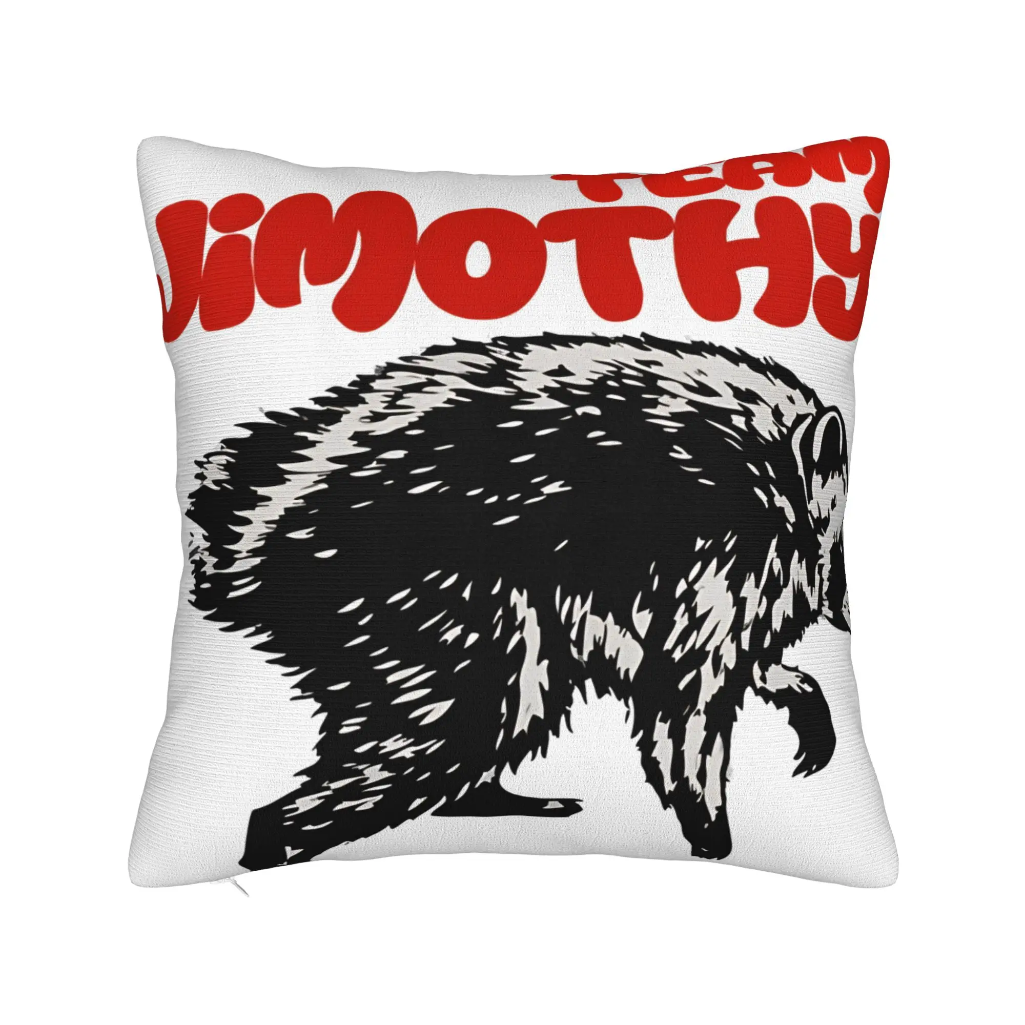 Jimothy Viral Raccoon Shirt Funny Trash Panda Wildlife Pillowcases  Novelty Pillow Case For Chair Sofa Home Decor Pillow Cover