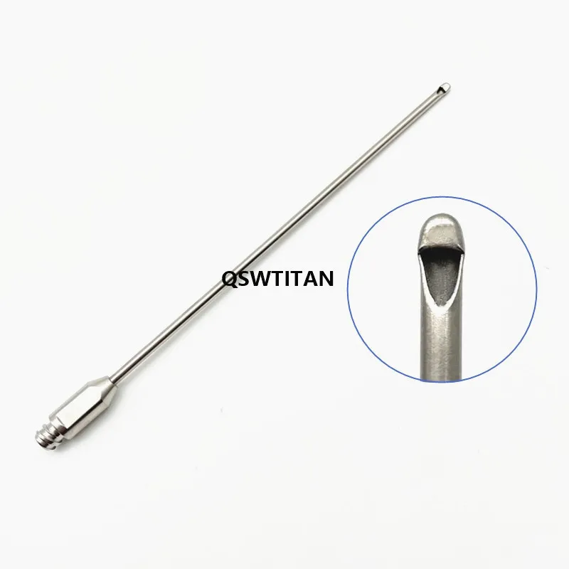 Stainless Steel Key Type Needle Liposuction Cannula  Aspirator Cannulas Flat Head for Beauty Fat Harvesting Cannula