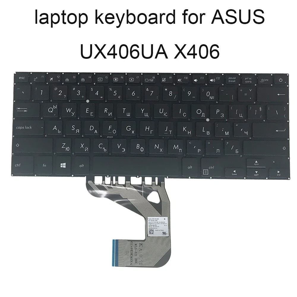 S406 Replacement Backlit Keyboards for ASUS S406U S406UA X406 V406U US BG Bulgarian KR Korean Italian Keyboard 2628BG00 2618KO00