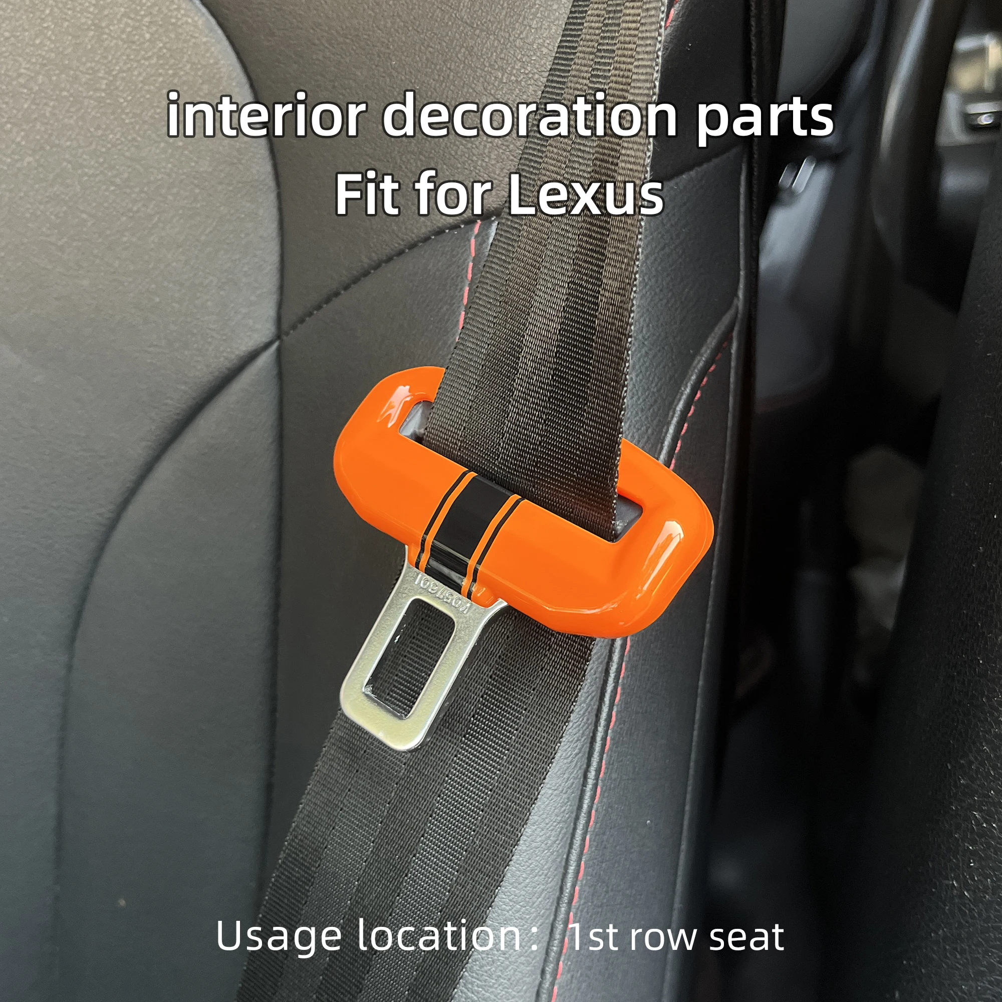 

Car Seat Belt Buckle Decorative Cover - DIY,Paint Craft No-Damage Fit, Scratch-Proof for Lexus LX since 2022
