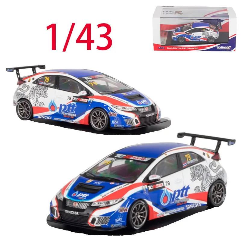 

TW Diecast 1/43 Scale Honda Resin Car Model Honda Civic Type R FK2 Play Vehicles Toys for Boys Original Box Collection
