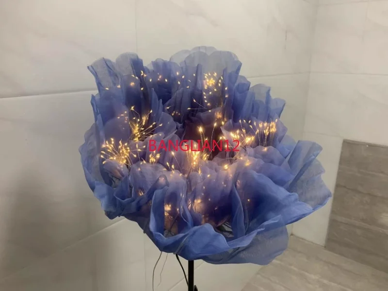 

Large electric opening and closing flowers, moving mechanical flowers, automatic sensing wedding/commercial arrangements