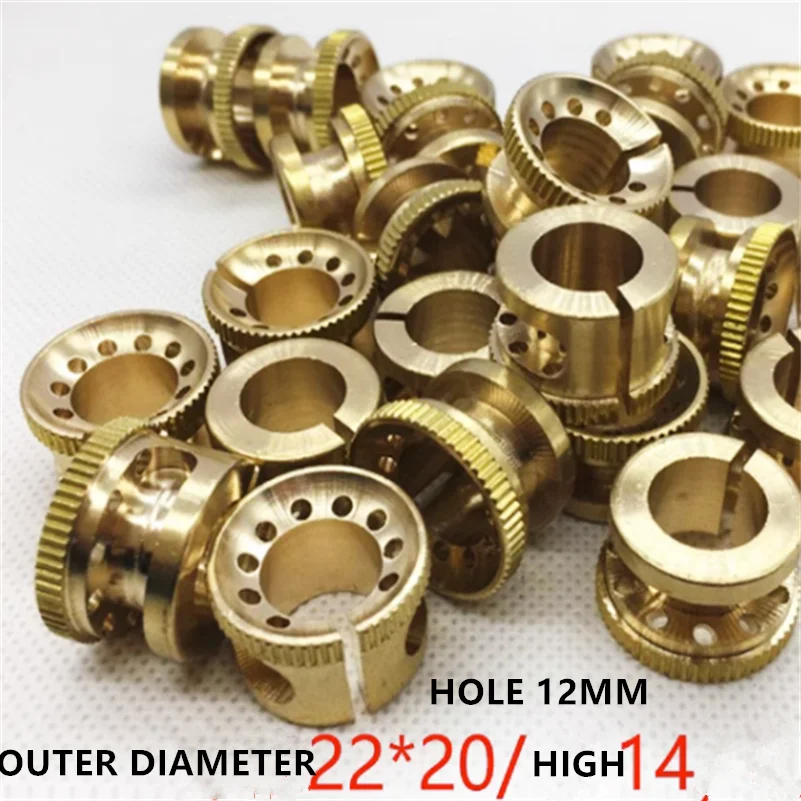 

Wire Cutting Machine Parts Wirecut EDM Water Spray Board Nozzle Large Hole Copper INNER HOLE DIAMTER 12MM OUTER D 22*20MM