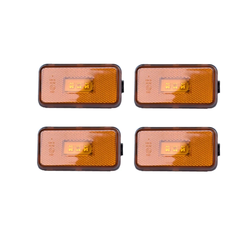 For Scania side marker Amber Led side marker lights +Plug cable