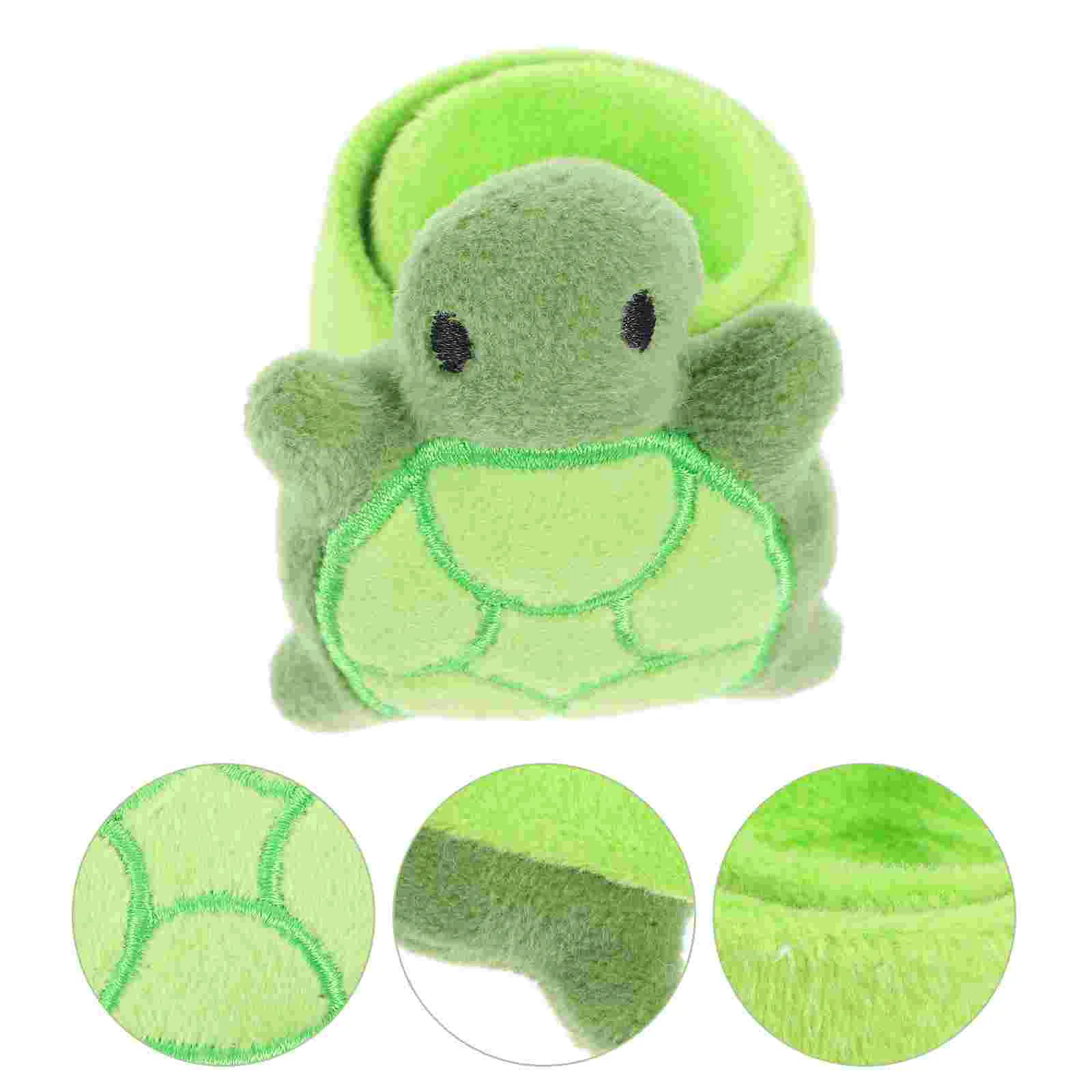 

Bracelet Plush Animal Slap Bracelets Stuffed for Kids Pink Lovers
