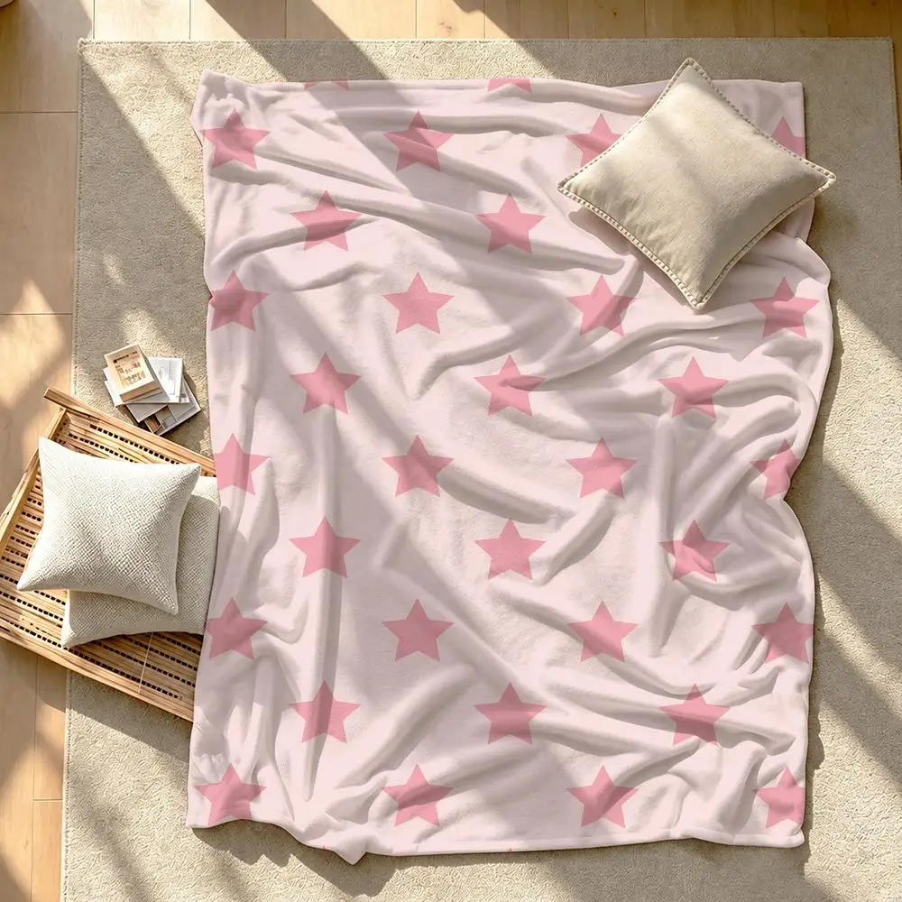 stars are beautiful fascinating Throw Short Plush Throw Blanket Soft Skin-Friendly Multi-Scene Home Office