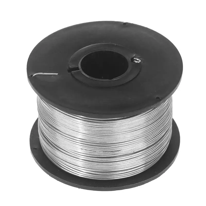 Ensemble de 1/2/3 pièces de fil d'attache de barres d'armature de 0.8mm de diamètre, longueur de 110m pour la liaison mécanique, fil de liaison de renfort en acier