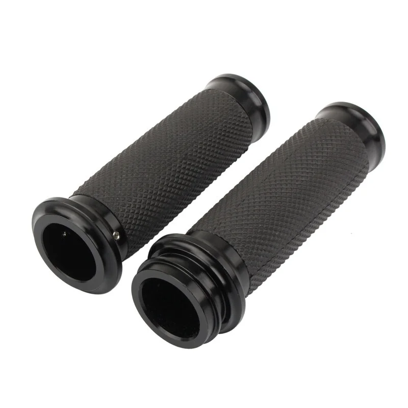 25MM Motorcycle Black Handlebar For Harley Sportster XL 883 1200 Touring Dyna Softail Road King Handle Bar Grips