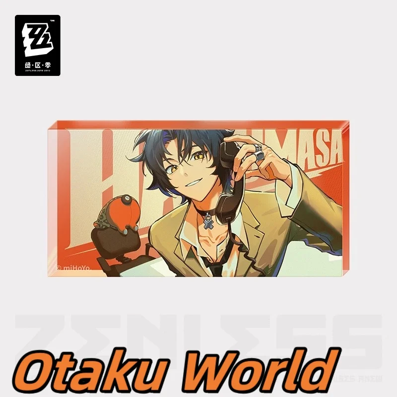 Asaba Harumasa Badge เครื่องประดับอะคริลิคเลเซอร์ตั๋ว Original Mihoyo เกม ZZZ Zenless Zone Zero Asaba บทบาทเล่นเครื่องแต่งกายอะนิเมะของขวัญ
