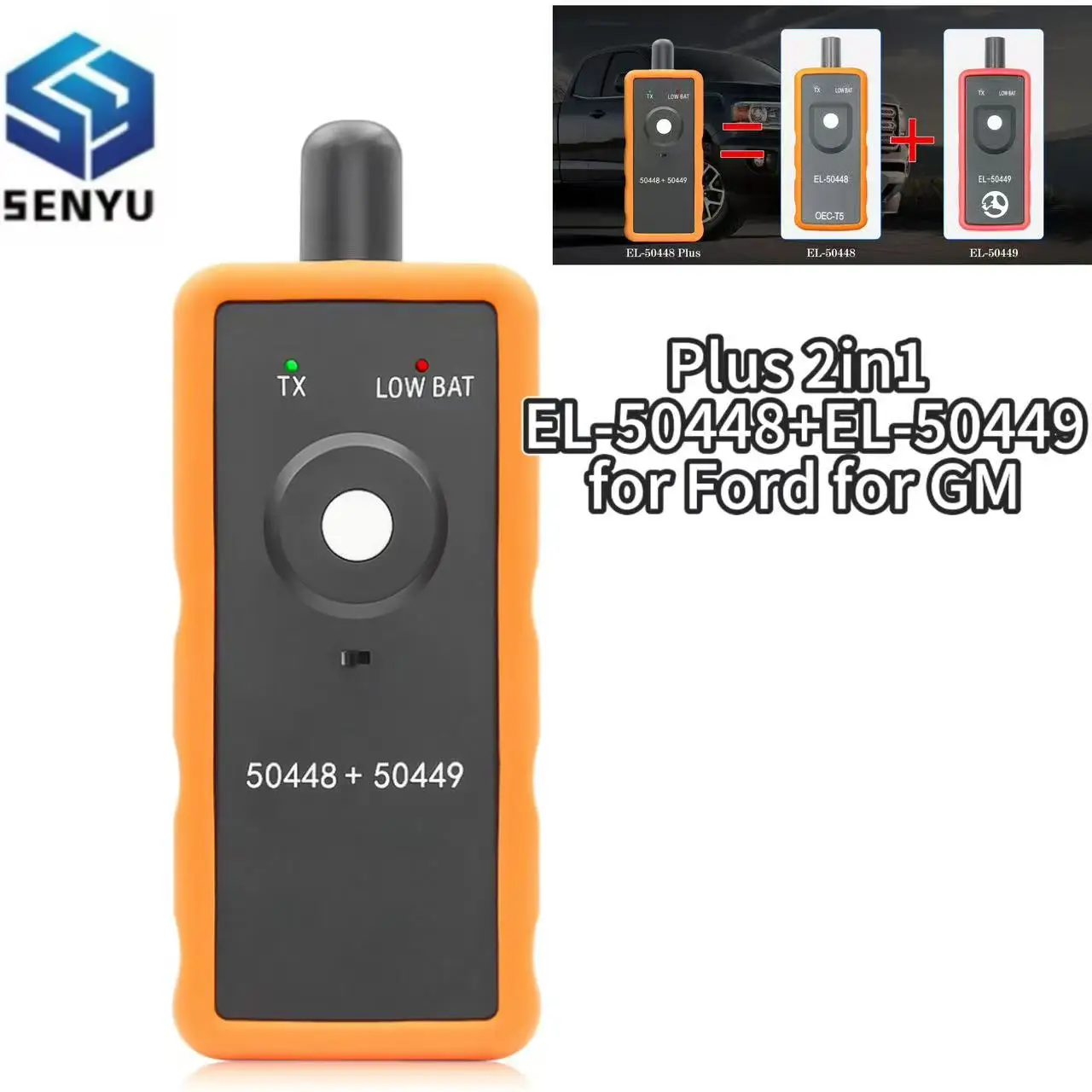 

Auto Tire Pressure Detection Sensor 2in1 EL-50448 EL-50449 OEC-T5 Plus EL 50448 for GM/Opel for TPMS Activation TPMS Reset Tool