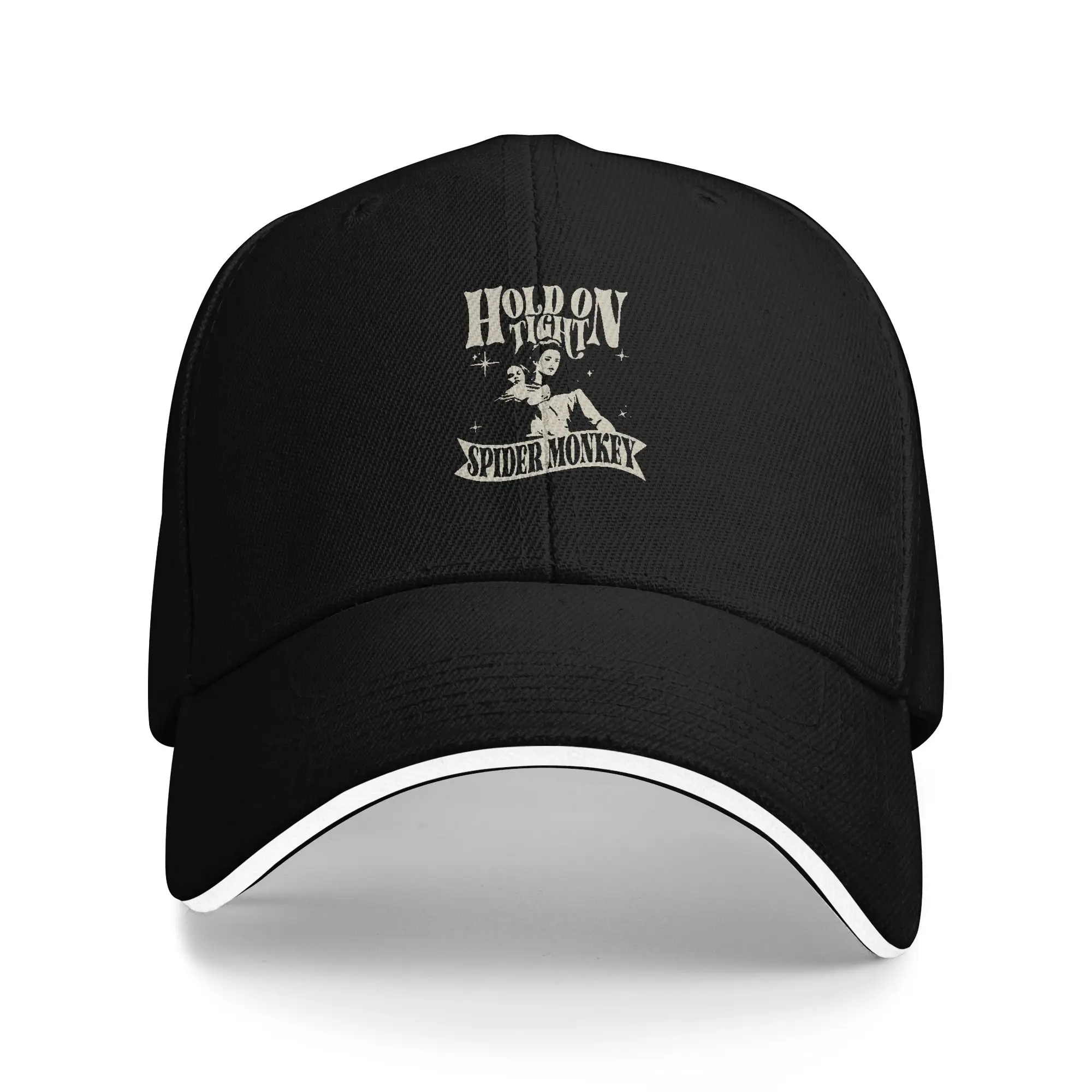 Hot Sale Hold On Tight Spider Monkey Baseball Cap  Windproof Men's Summer Cap  Outdoor Concert Men's Summer Cap