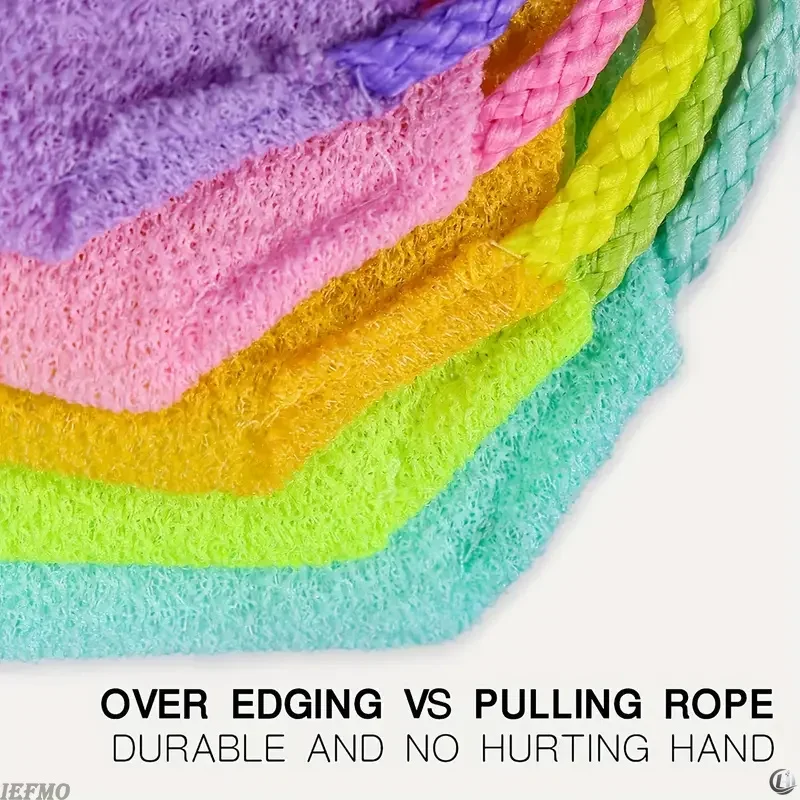 Sheet Exfoliating Bath Towel Bath Stretchable Back Full Body Scrub Towel Super Absorbent Scrub Towel Bathroom Supplies