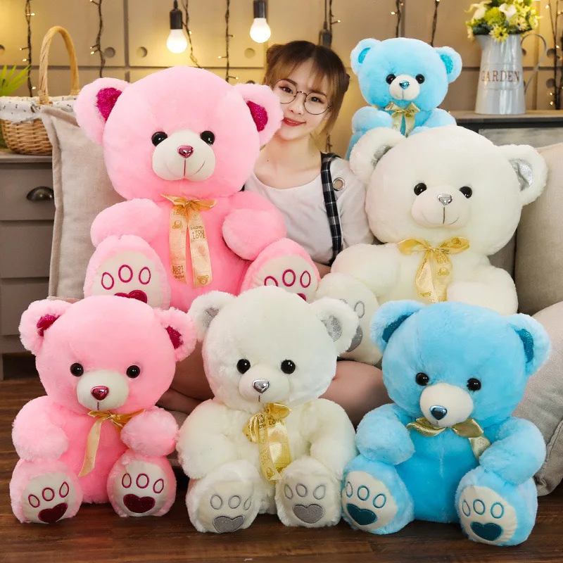 New Cute Cartoon Big Teddy Bear Plush Toys Huggale High Quality Stuffed Animals Bear Doll Birthday Christmas Gift For Children