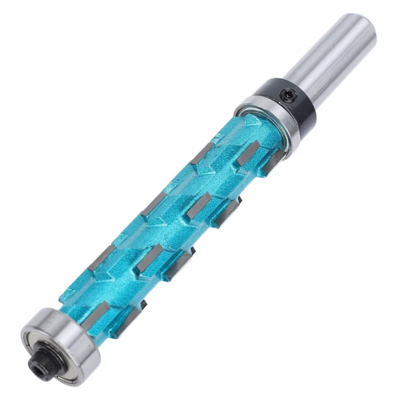 

Flush Trim Spiral Router Bit 1/2in Shank 3/4in Cut Diameter Double Bearing Carbide Router Bit For Woodworking