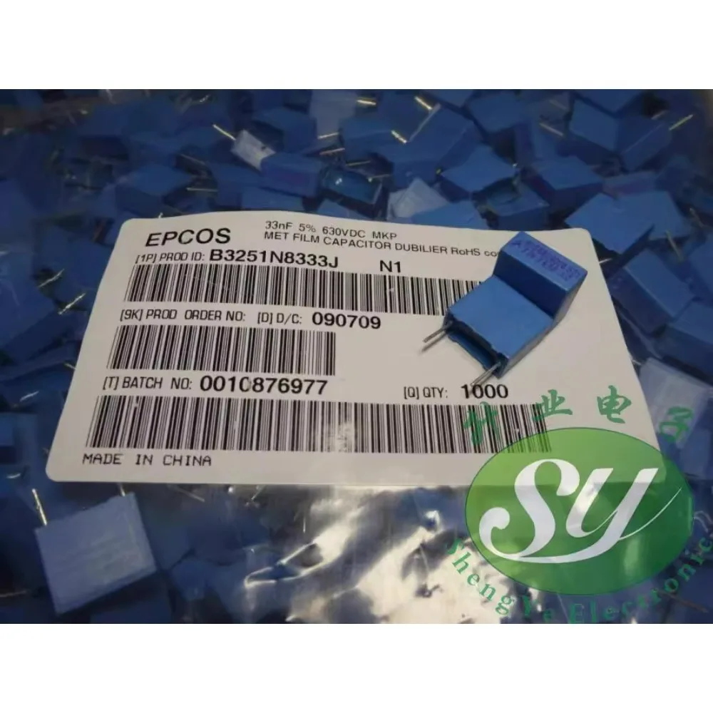 

20PCS EPCOS 0.033uf/630v 33nf 333 new 10mm film capacitor