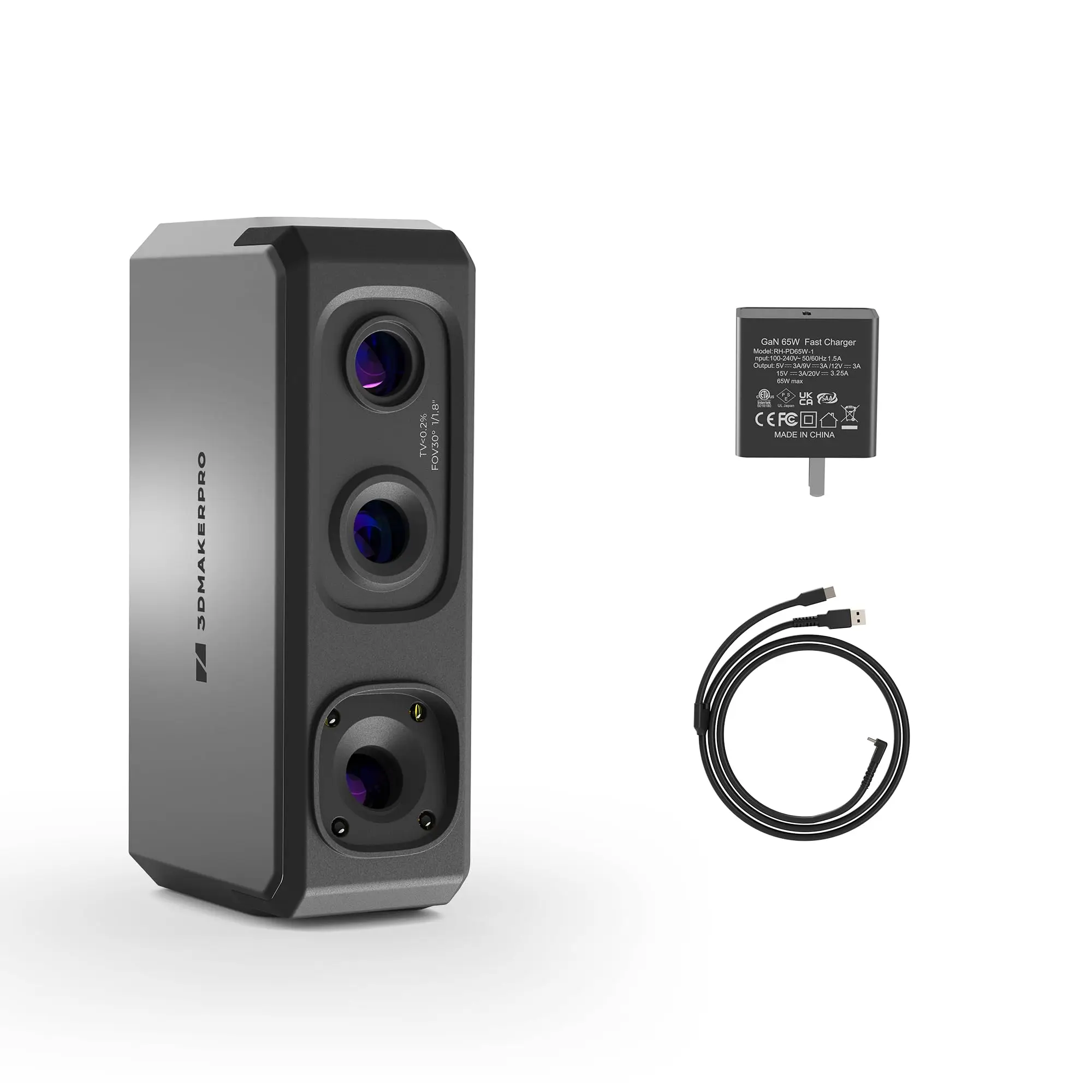 3DMAKERPRO Seal Lite 多軸ターンテーブル付き 3D スキャナー 0.02mm