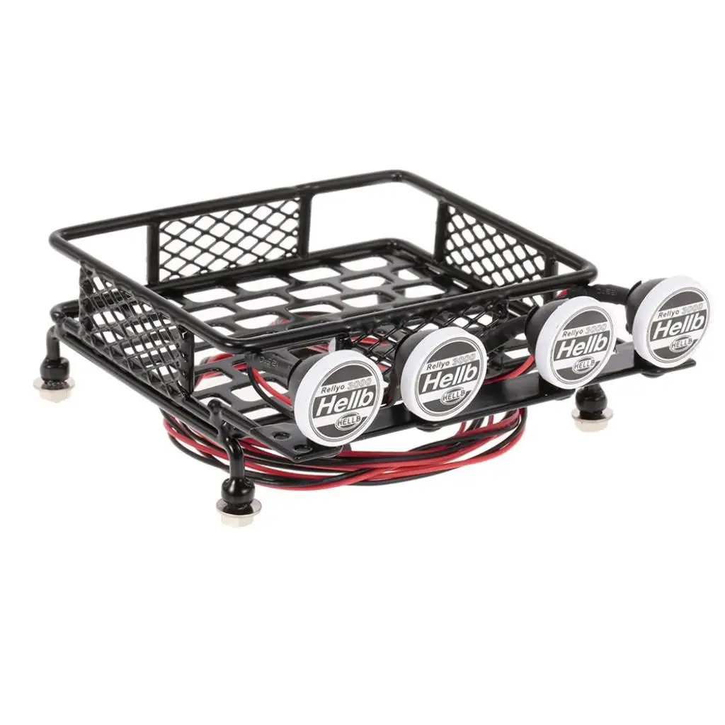 1:10 Alloy Rack with LED for Axial RC4WD RC Rock Crawler Car