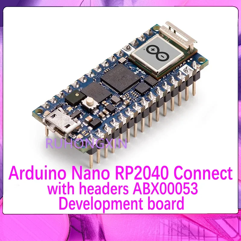 arduino-nano-rp2040-connect-with-headers-abx00053-bluetooth-wifi-development-board-rp2040-chip