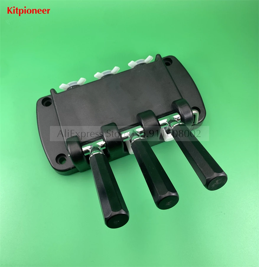 1 Set Head Front Panel Valve Door Parts With 3 Handles Fittings For ZM Soft Ice Cream Machines Accessories