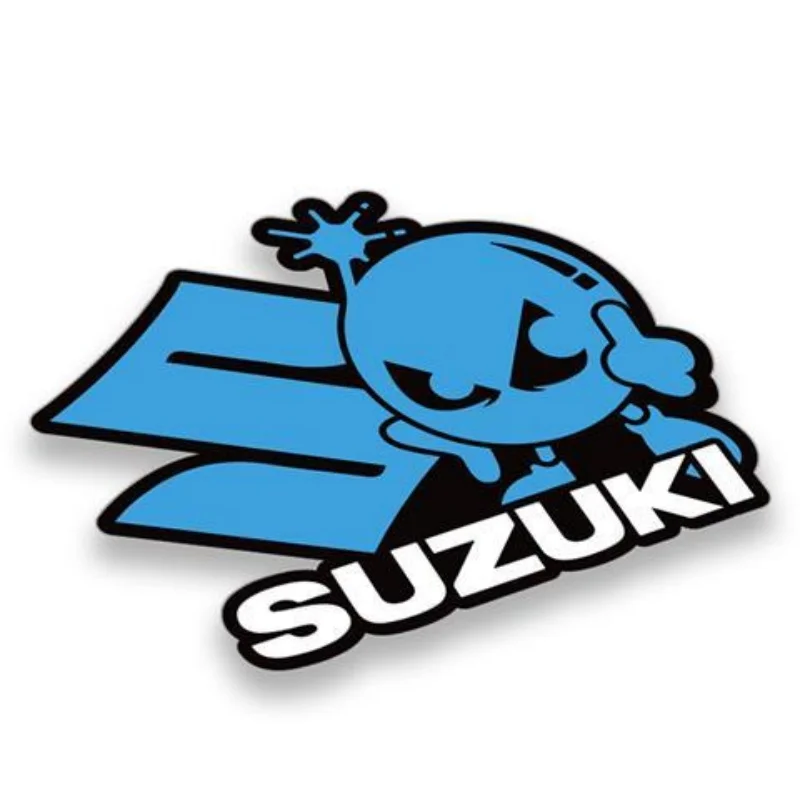 لسوزوكي دراجة نارية شخصية وممتعة ملصق مزخرفة خوذة الجسم جذع مقاوم للماء والشمس تعديل ملصق