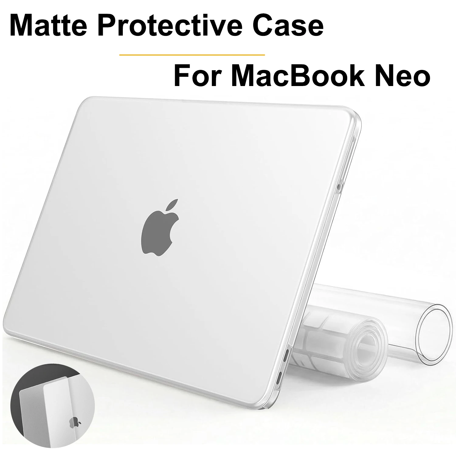 

Matte Finish Case Compatible With MacBook Neo 13 inch 2026 Release Model A3404, Ultra-Thin Exact-Fit Hard Shell Case Cover
