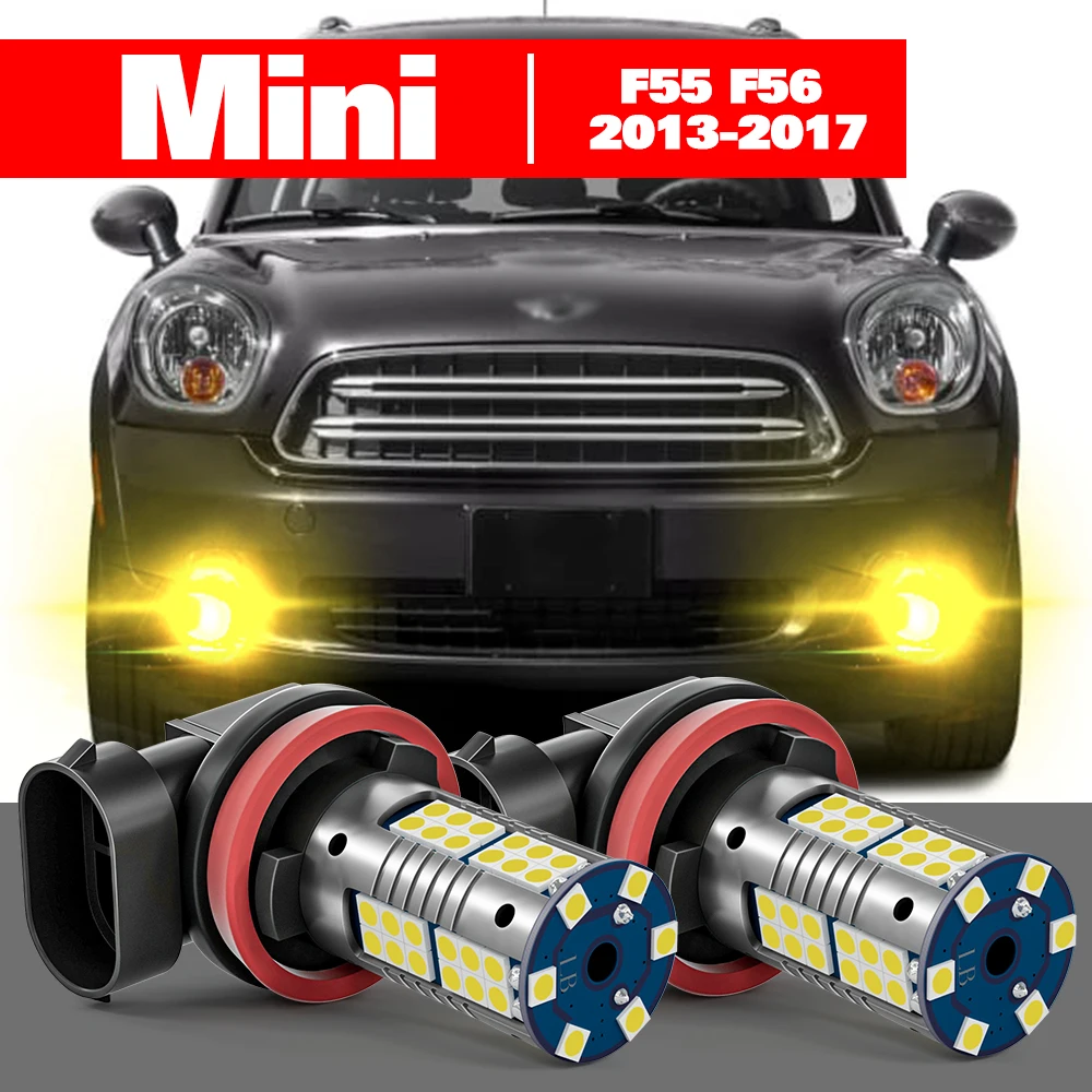 

For Mini F55 F56 2013-2017 2pcs LED Fog Light Accessories 2014 2015 2016